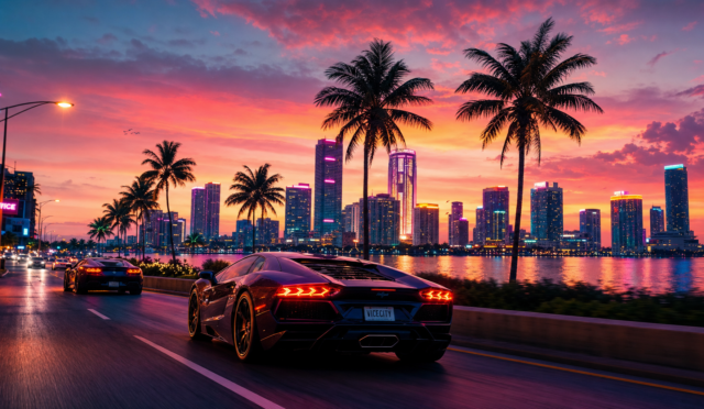GTA 6 Vice City modern Miami kapak gorseli